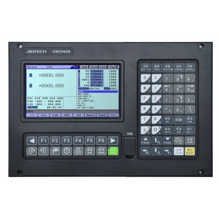 2 Eixo CNC Lathe Controller da Adtech